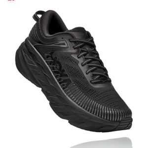 Hoka bondi 7 Black Running Shoes